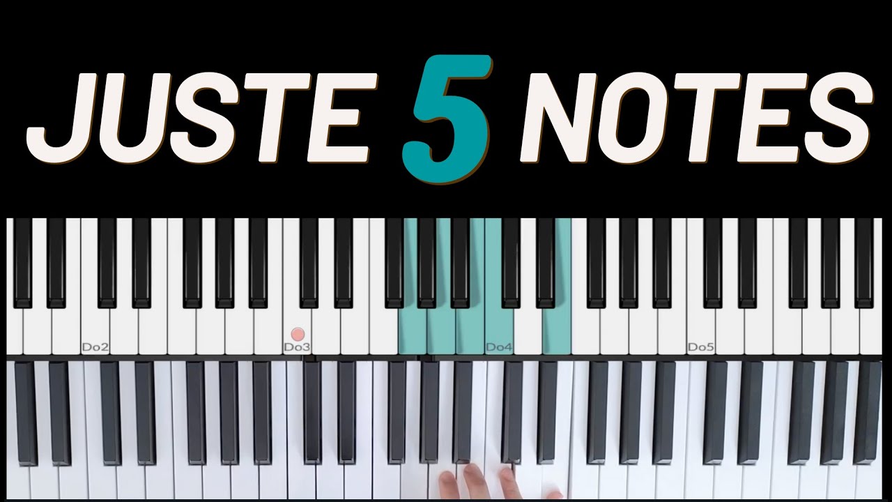 Laisse-toi aller à découvrir l'improvisation au piano - Débutant piano #apprendrelepiano