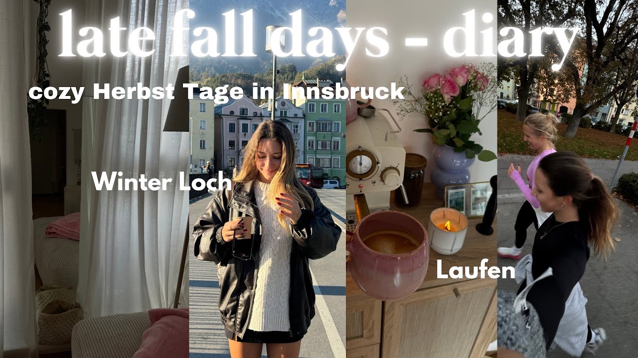 HERBST DIARY 💌 | cozy weekly vlog, Laufdates, Winterloch, Motivation sammeln