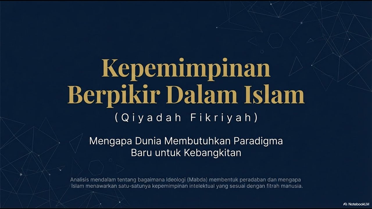 Kepemimpinan Berpikir Dalam Islam - Bedah Kitab Peraturan Hidup Dalam Islam - Dakwah Digital