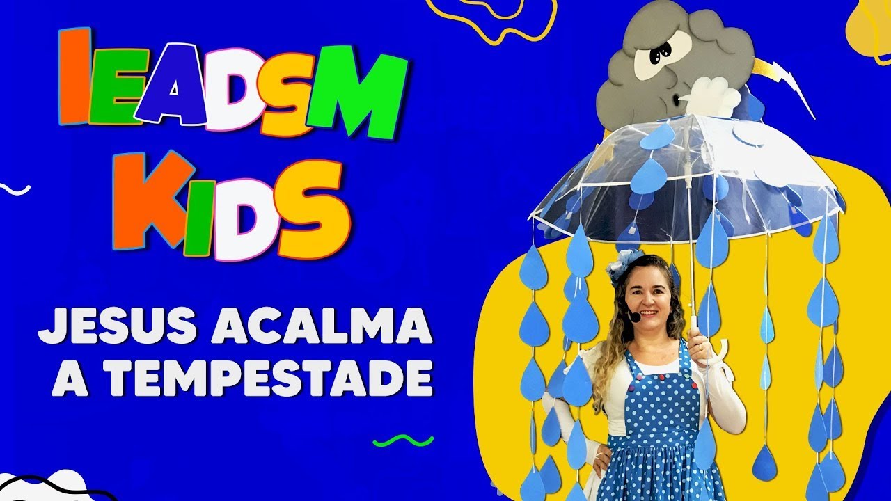 Culto online infantil - Jesus acalma a tempestade