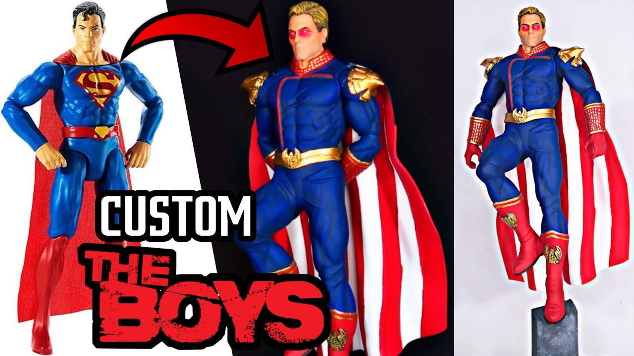 CUSTOM Homelander The Boys Figura Vengador Timelapse
