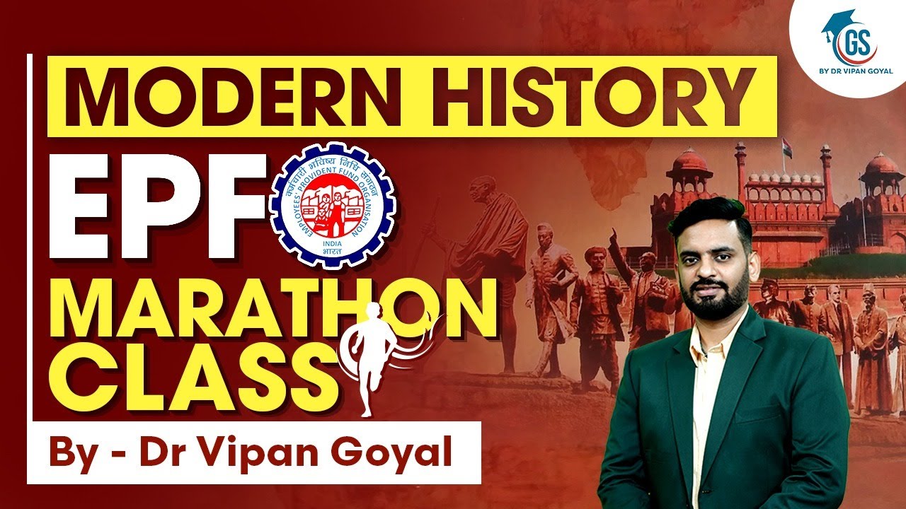 History EPFO Marathon Class Freedom Struggle MCQs l GS by Dr Vipan Goyal l Modern History MCQs