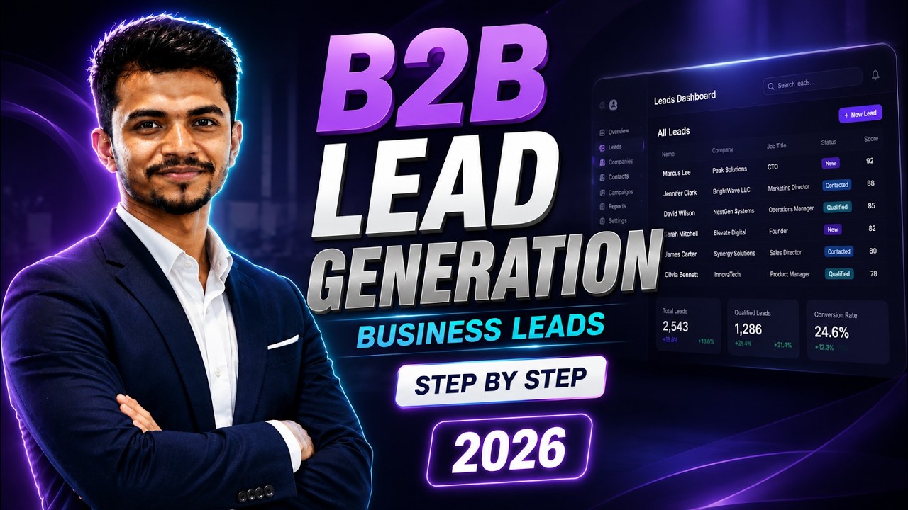 B2B Lead Generation Tutorial 2026 | Find High-Quality Business Leads Step by Step