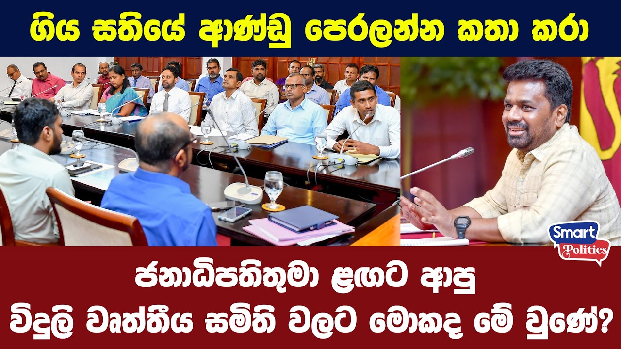 - ජනාධිපතිතුමා ළඟට ආපු විදුලි වෘත්තීය සමිති වලට මොකද මේ වුණේ?