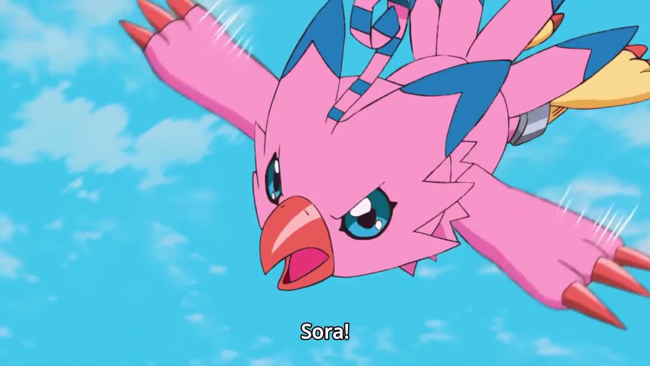 Piyomon Digivolves to Birdramon for the first time | Digimon Adventure: (2020)