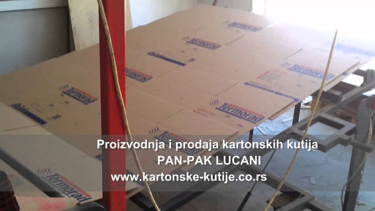 Proizvodnja i prodaja kartonskih kutija Pan-Pak Lucani 2