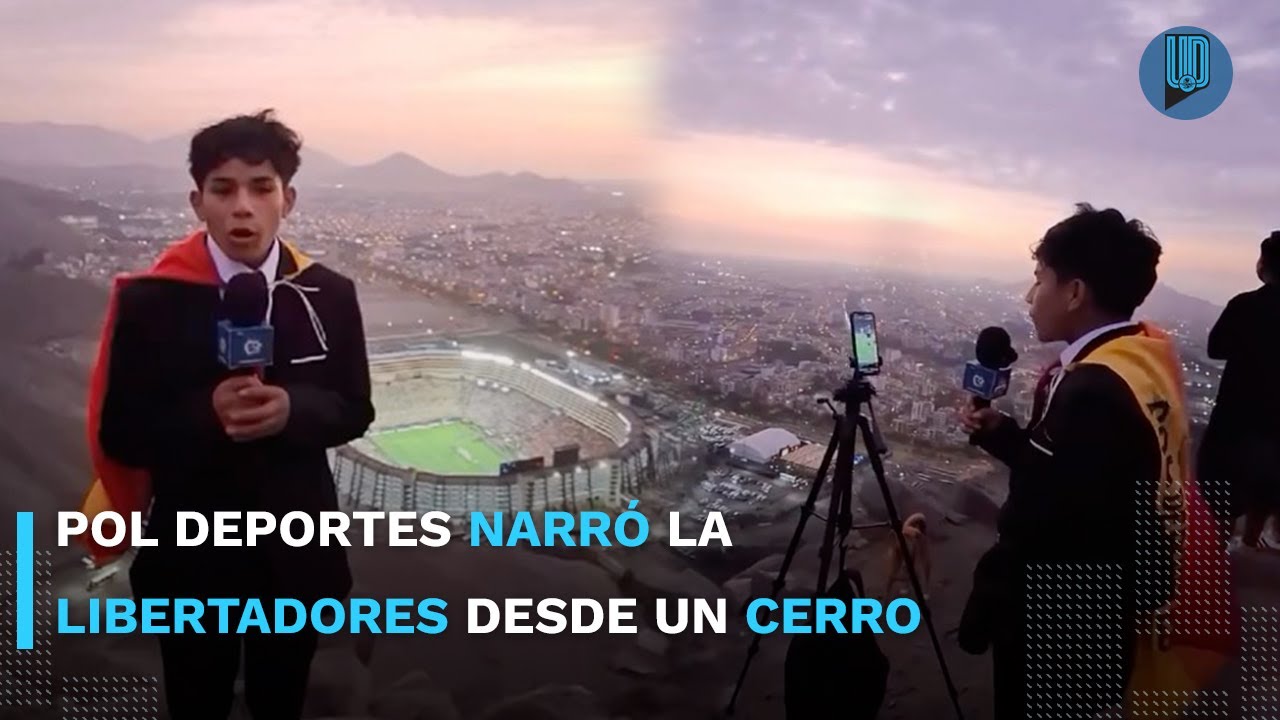 🏆 El joven narrador que conquistó la Copa Libertadores desde un cerro: la historia de Pol Deportes
