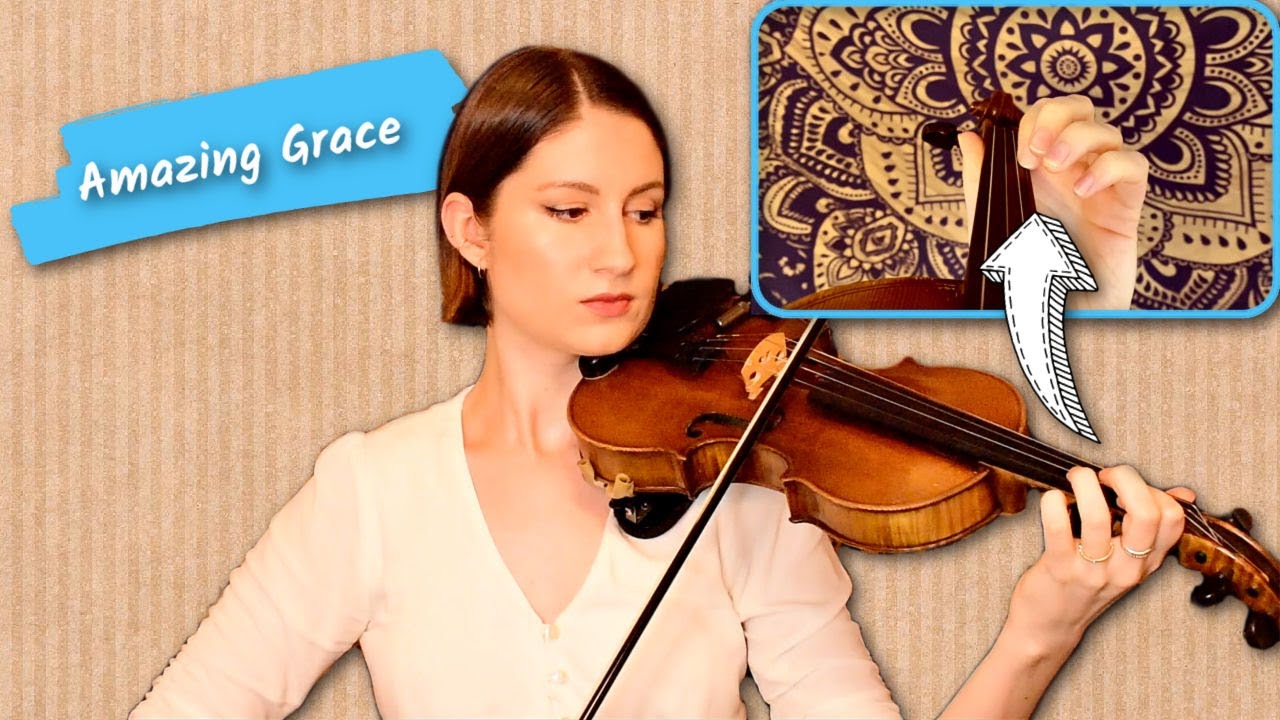 Amazing Grace // Beginner-Friendly Violin Tutorial