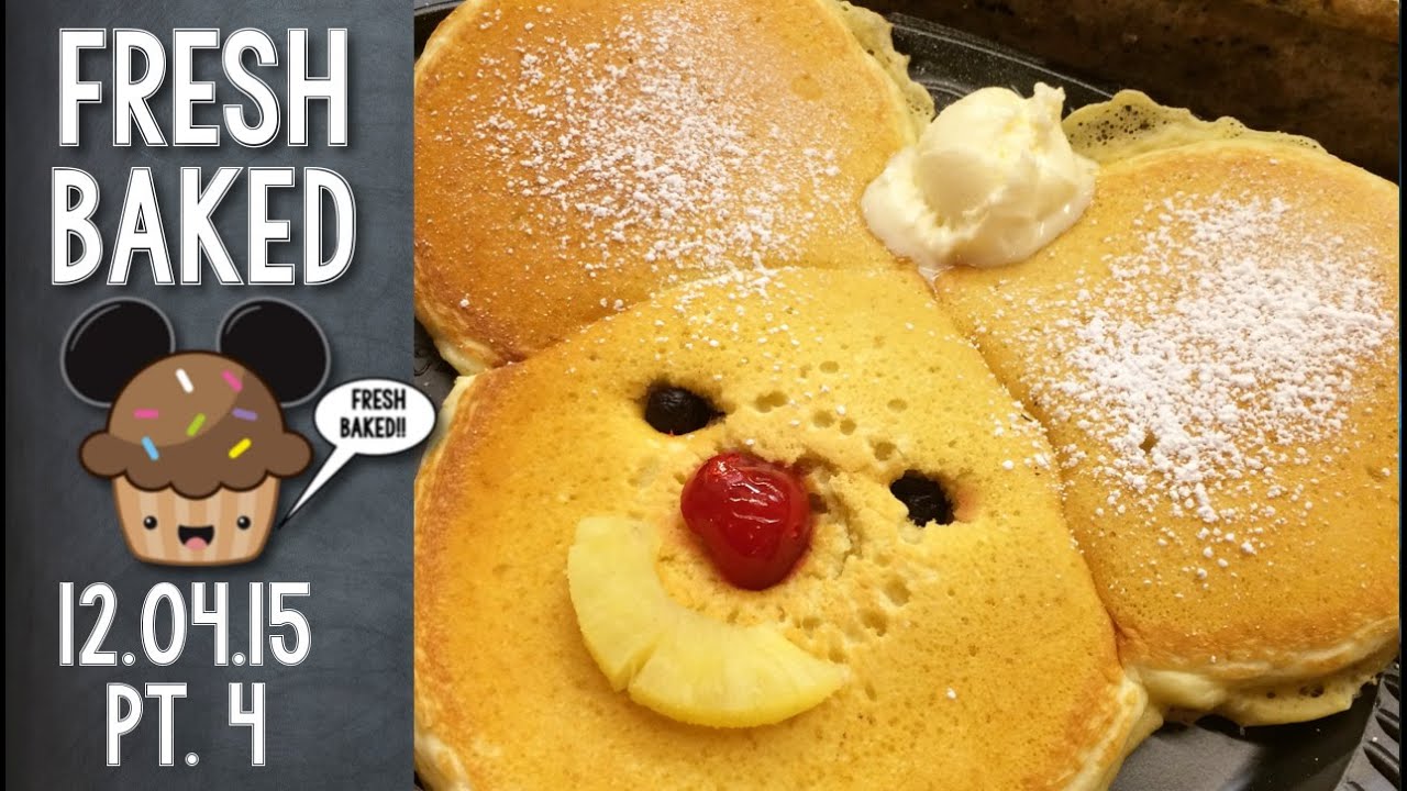 Breakfast of a Disneyland Champion?  Mickey shaped pancakes! | 12-05-15 Pt. 4