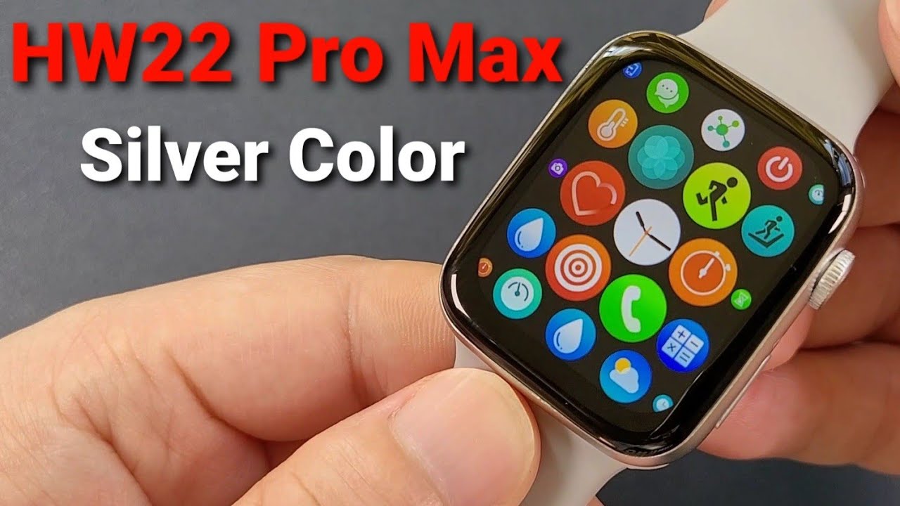 KIWITIME HW22 PRO MAX Smartwatch Silver Color Unbox
