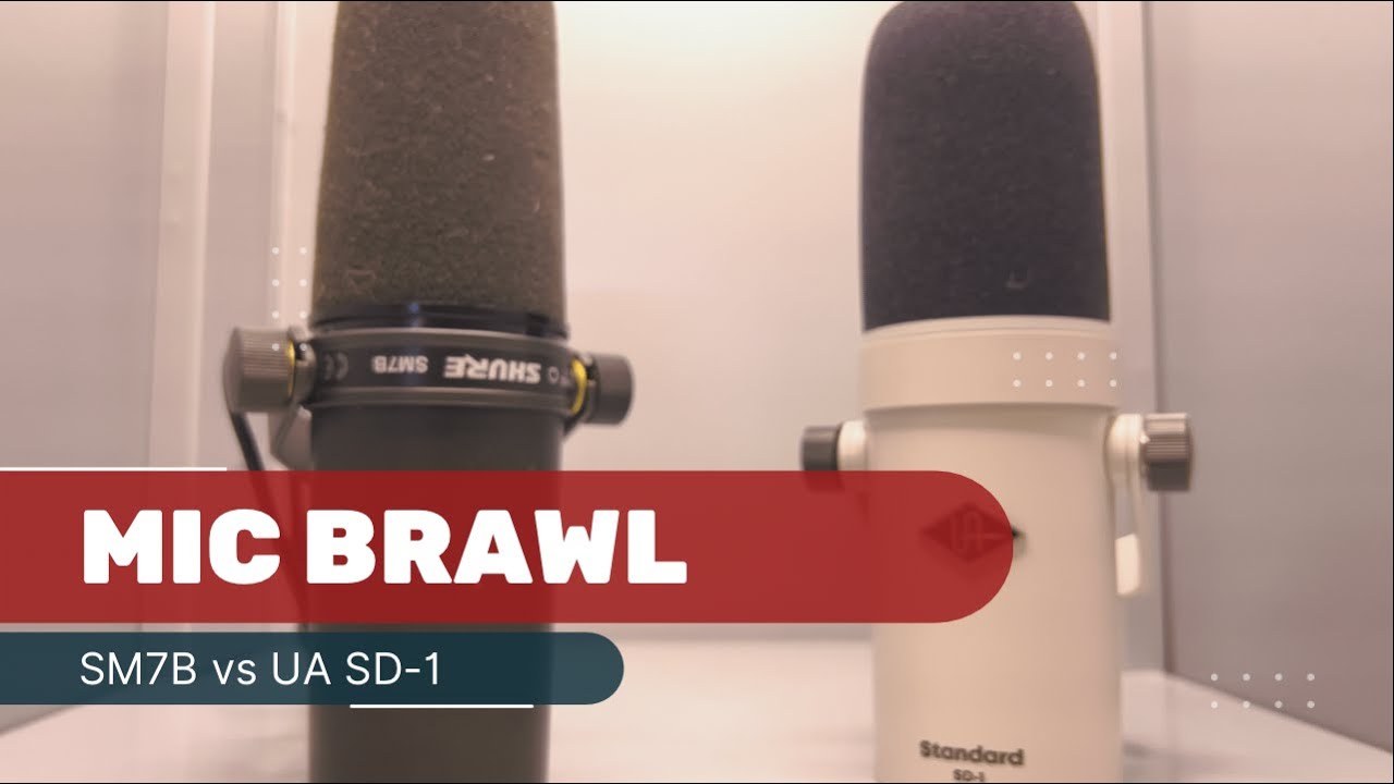 SM7B vs UA SD-1: A challenger for the Industry Standard podcast mic?