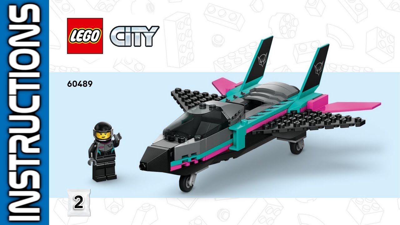 🧱📖LEGO 60467 Jet vs. Car Instructions - How to Build!! | City | 2026| Booklet 2
