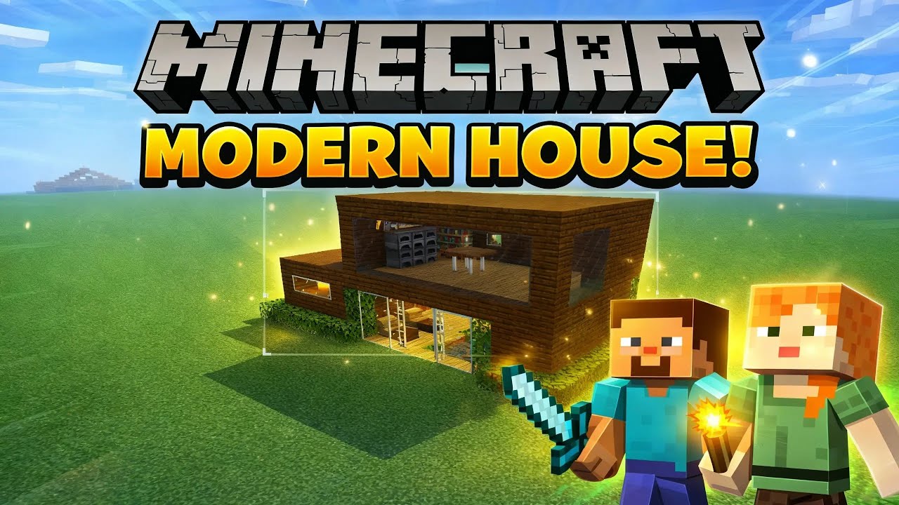 Modern Survival House | Built with Basic Materials