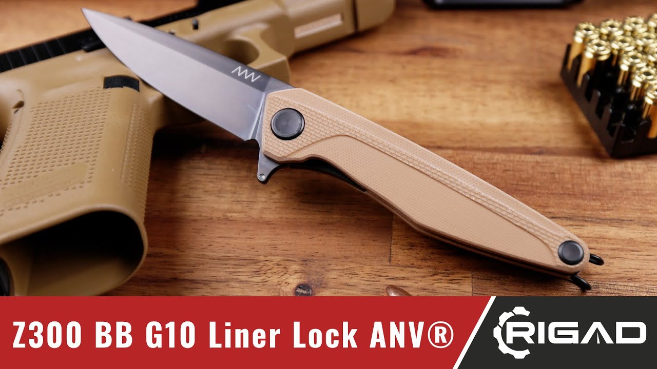 Zavírací nůž Z300 BB G10 Liner Lock ANV® RIGAD