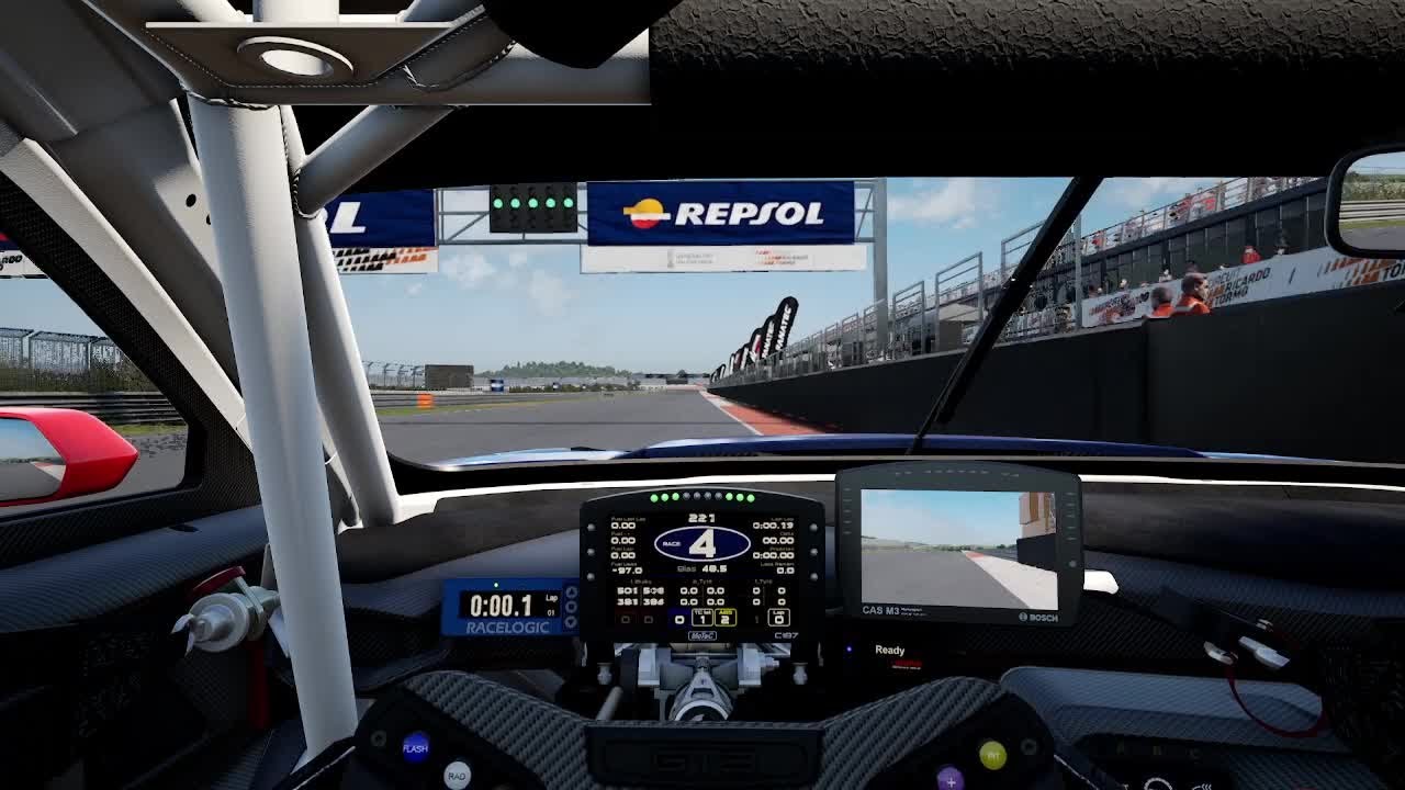 ACC Valencia Ford Mustang GT3 (Dry) Track Guide (Hotlap + Telemetry)