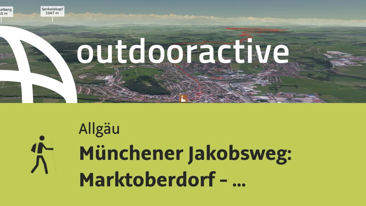 Pilgerweg im Allg&auml;u: M&uuml;nchener Jakobsweg: Marktoberdorf - G&ouml;risried