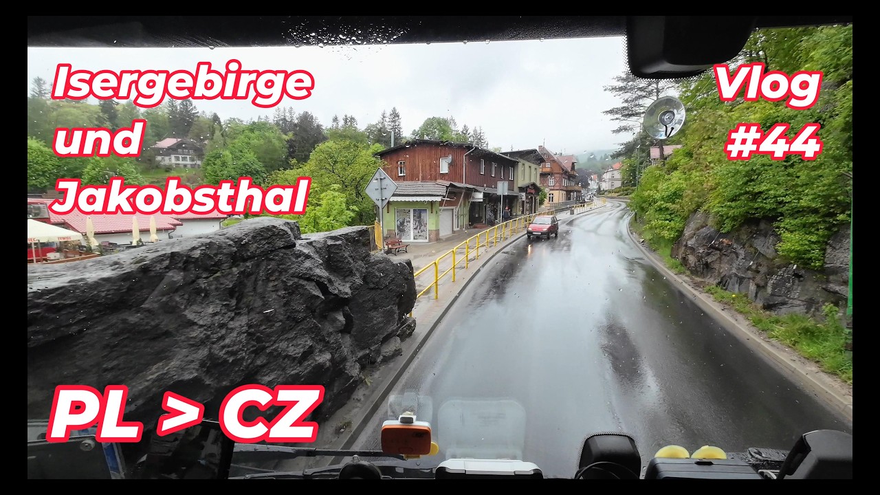 Von Polen nach Tschechien, übers Isergebirge und Jakobsthal. Schwierige Strecke. Vorallem bei Regen.