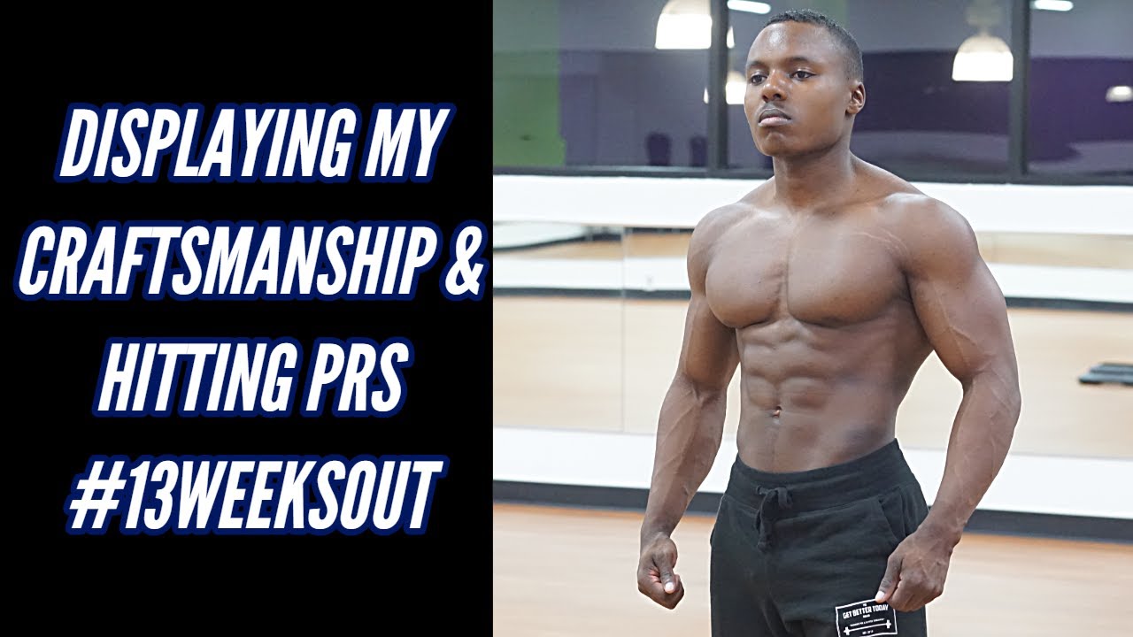 Physique Update | Tertiary Day Breakdown | SBD PRs | 13 Weeks Out