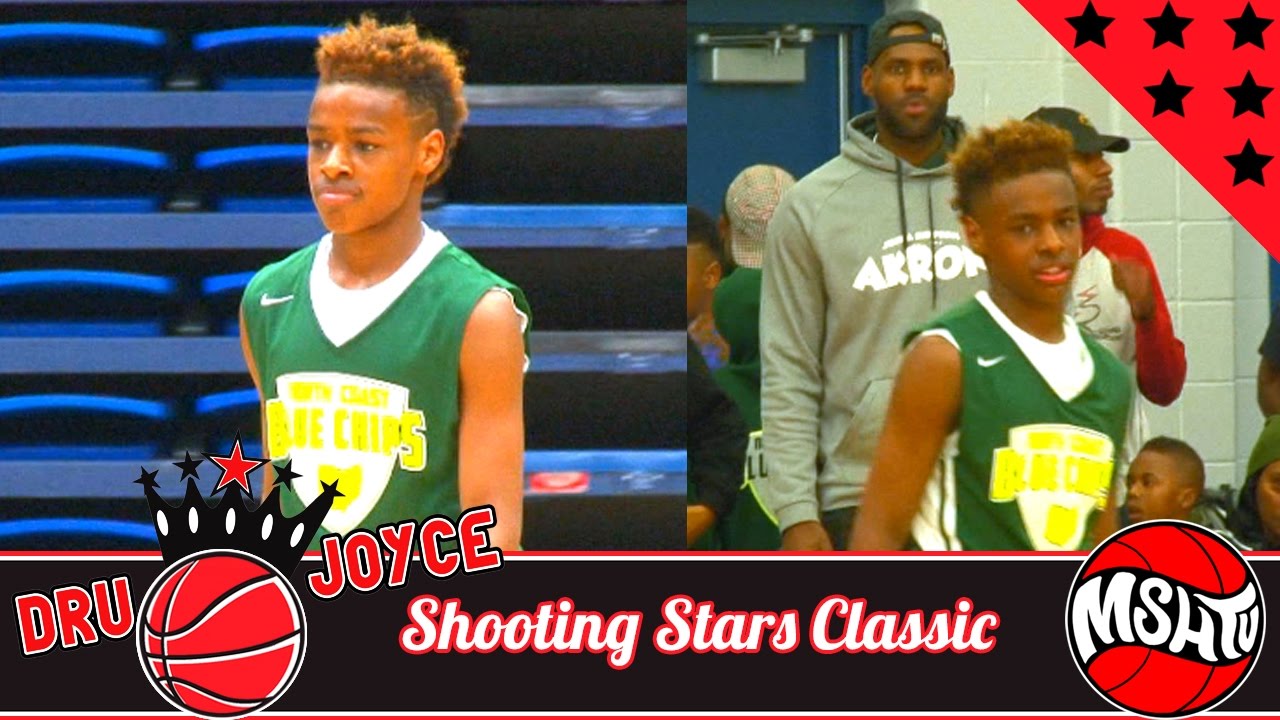 LeBron James Jr is BECOMING A BEAST - Dru Joyce Shooting Stars Classic Mixtape