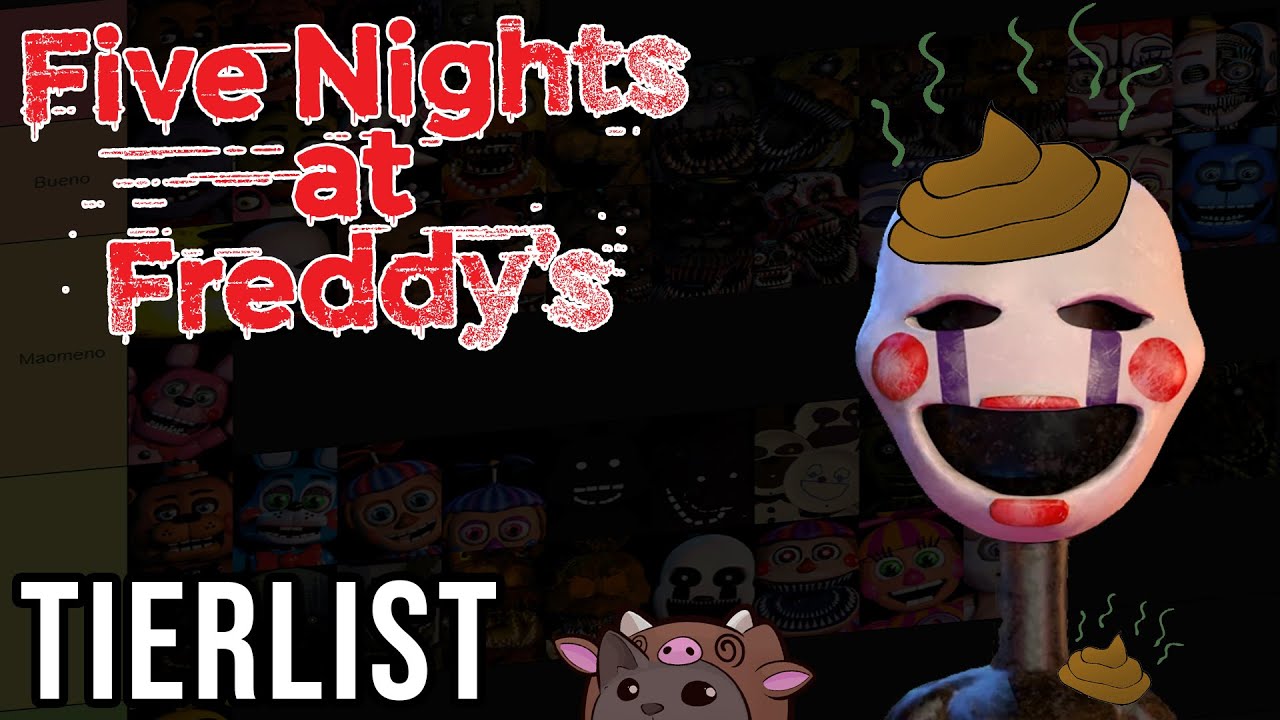 RANKING DE PERSONAJES DE FNAF | Tier List