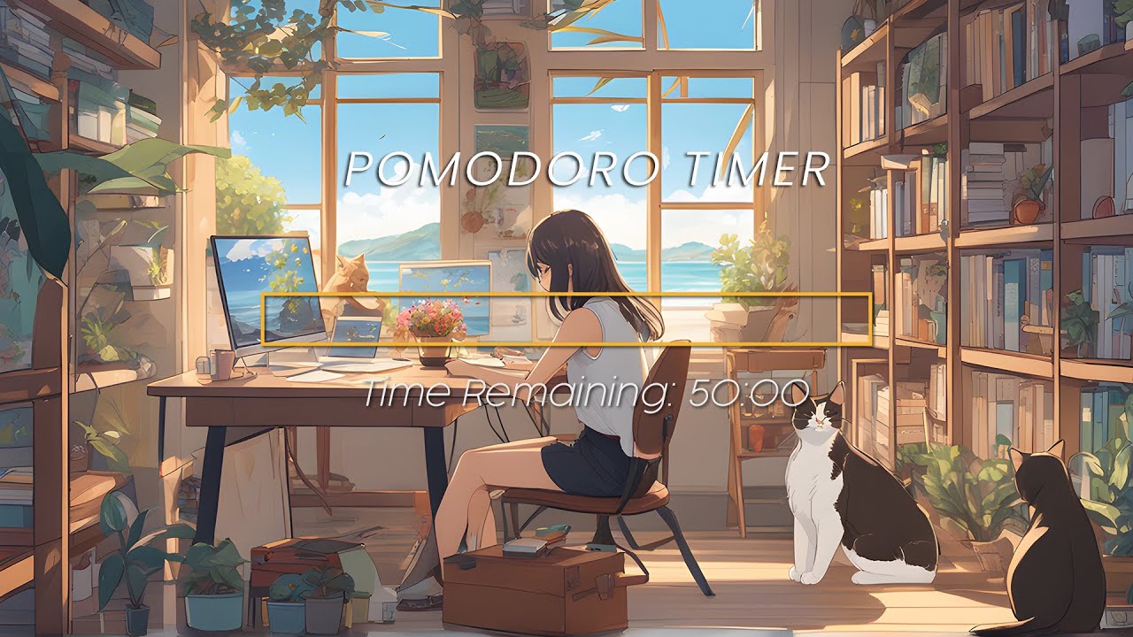 2-HOUR STUDY WITH ME - V2 DAY 1 📚 LOFI Music 📚  Pomodoro 50 - 10