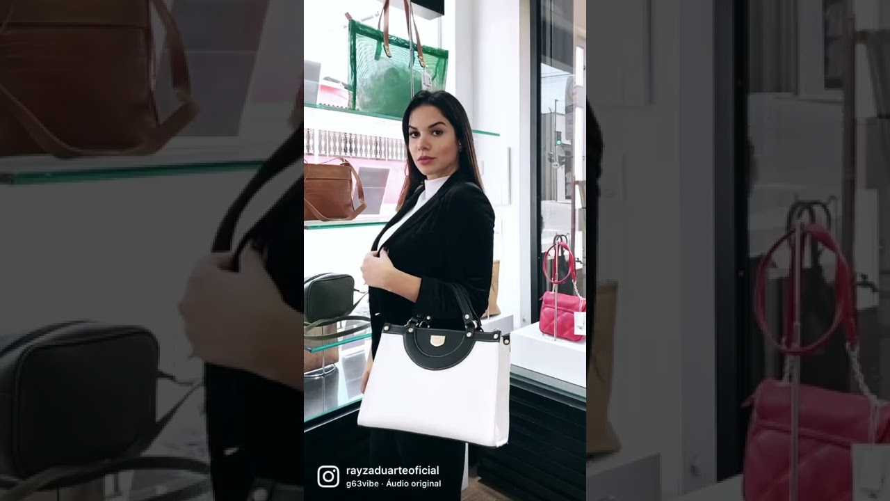 Moda Executiva com modelo de bolsa da M&ocirc;nica Sanches