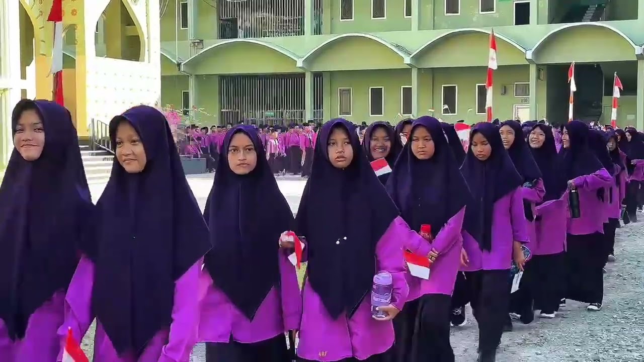 HUT RI ke 80 di ponpes modern Tahfidzul Qur'an Nuridin Idris 