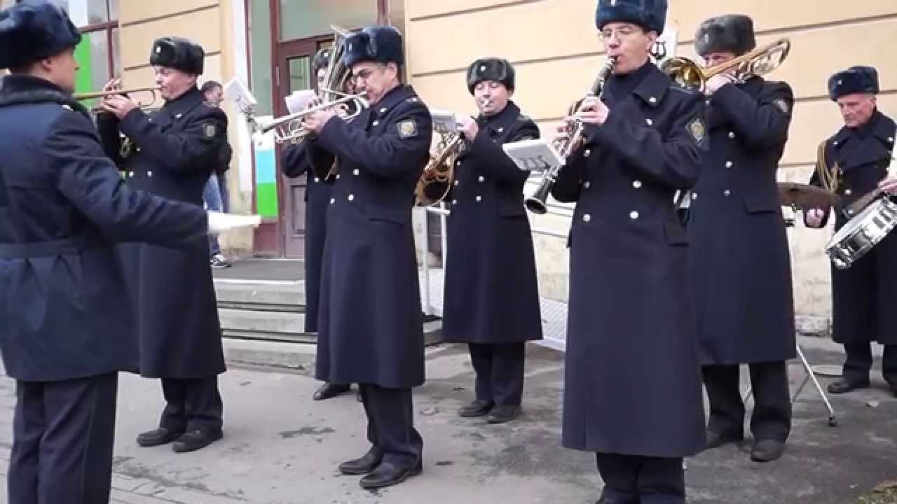 «Марш Артиллеристов».  Военный духовой оркестр в Пушкине. 2015