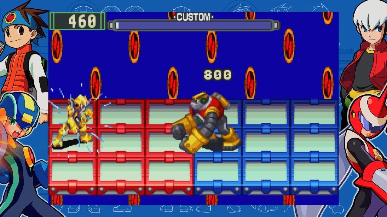 MEGAMAN BATTLE NETWORK 2 Gutsman S-Rank without Gater