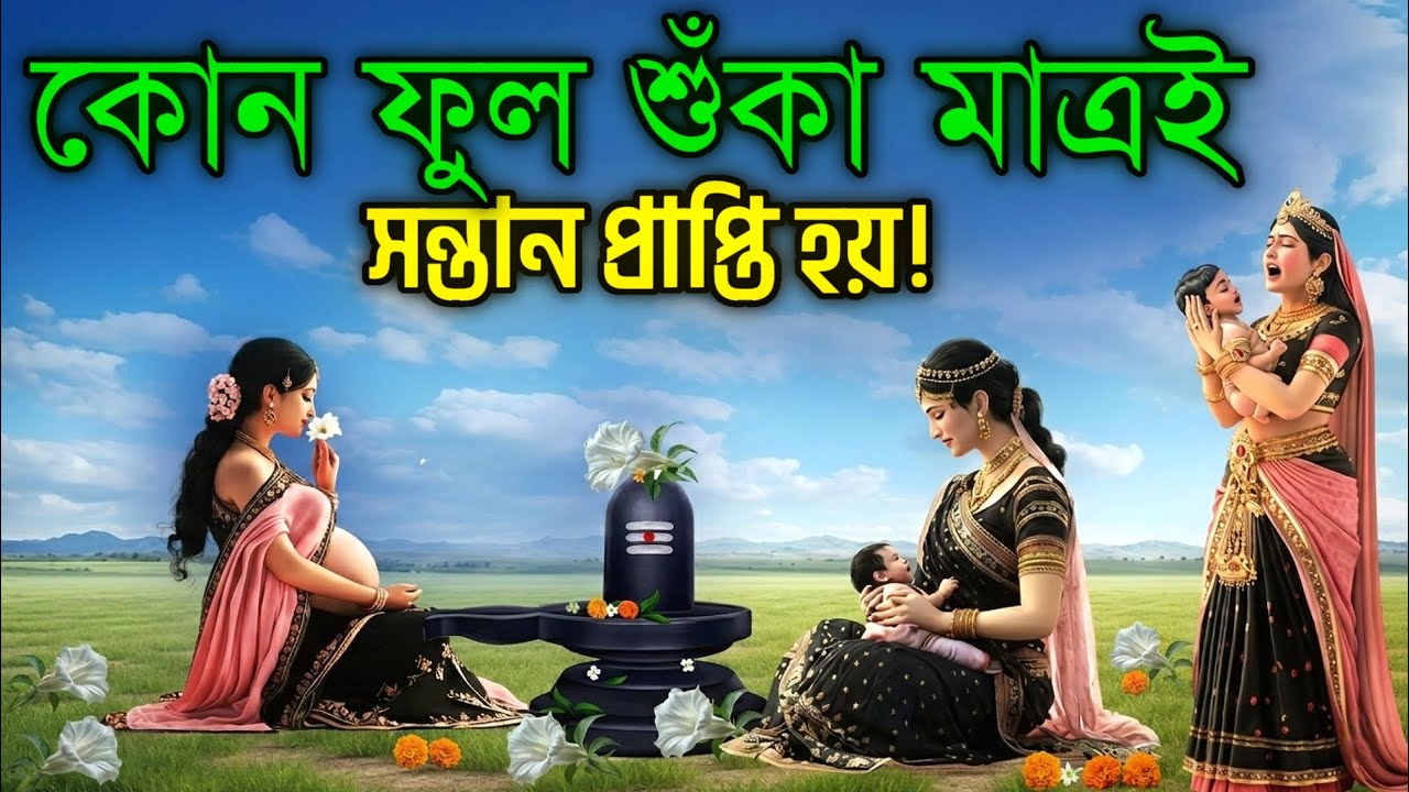 ভগবান শিব বললেন, কোন ফুল শুঁকলে নারীর সন্তান প্রাপ্তি হয়। #shiv #shivpuran