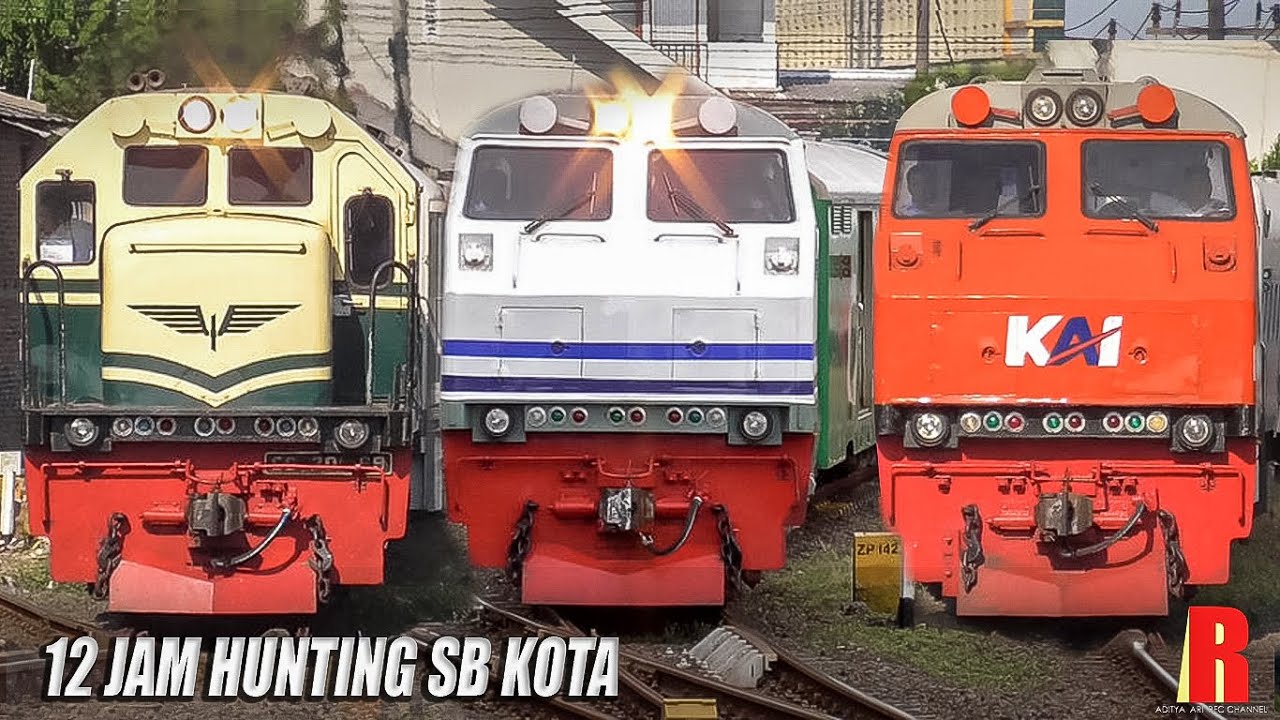 12 Jam Hunting Kereta Api di Surabaya Kota (Part 2)