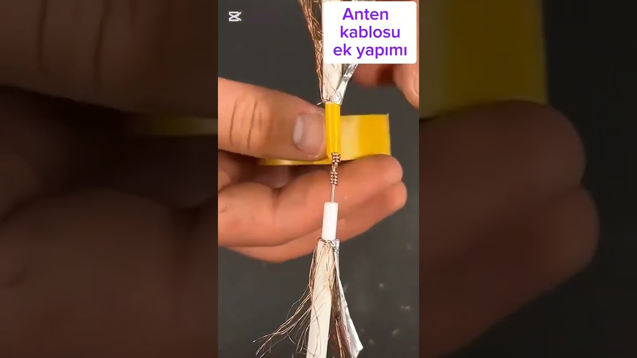 Uydu anten kablosu nasıl eklenir? (Doğru olan mecbur kalınmadıkça ek yapmamaktır.)