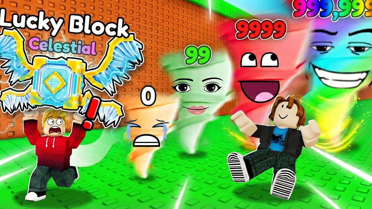 ROBLOX CHOP AND FROSSTY RUN TO ESCAPE TORNADO FOR BRAINROTS
