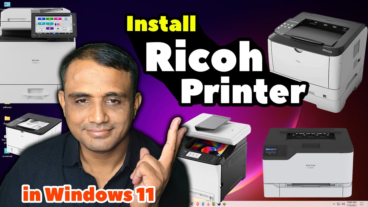 Как загрузить и установить любой драйвер принтера Ricoh на ПК или ноутбук с Windows 11