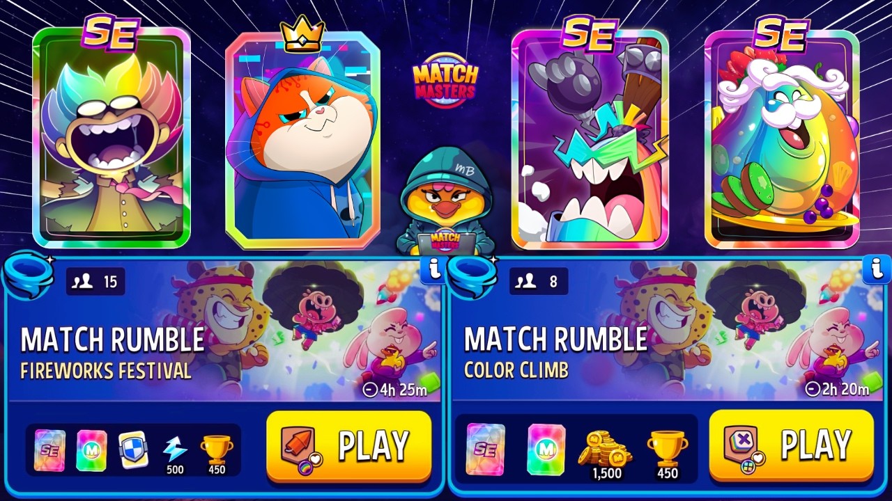 HOW TO WIN RUMBLE WITH x4 DIFFERENT BOOSTERS 🔥  MATCH MASTERS