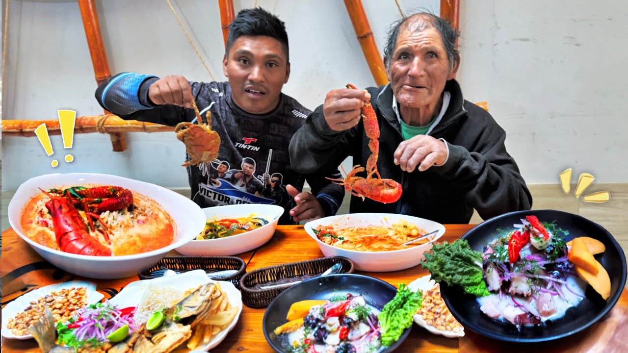 Don VICTOR Prueba un DELICIOSO BANQUETE y As&iacute; FUE como REACCI&Oacute;N&Oacute; - 76 a&ntilde;os en SOLEDAD