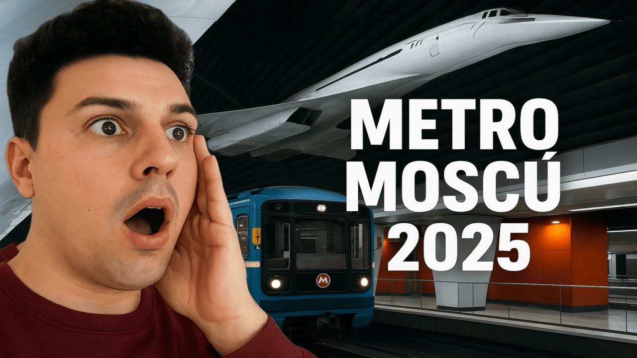 Bajé al Metro de MOSCÚ y esto es lo que vi en 2025: El Metro más bonito del Mundo!