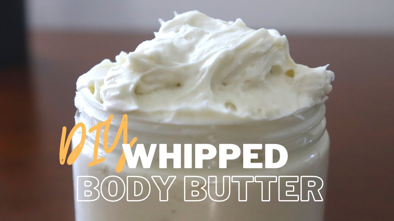 DIY Body Butter | MOISTURIZING Whipped Body Butter with Mango Butter