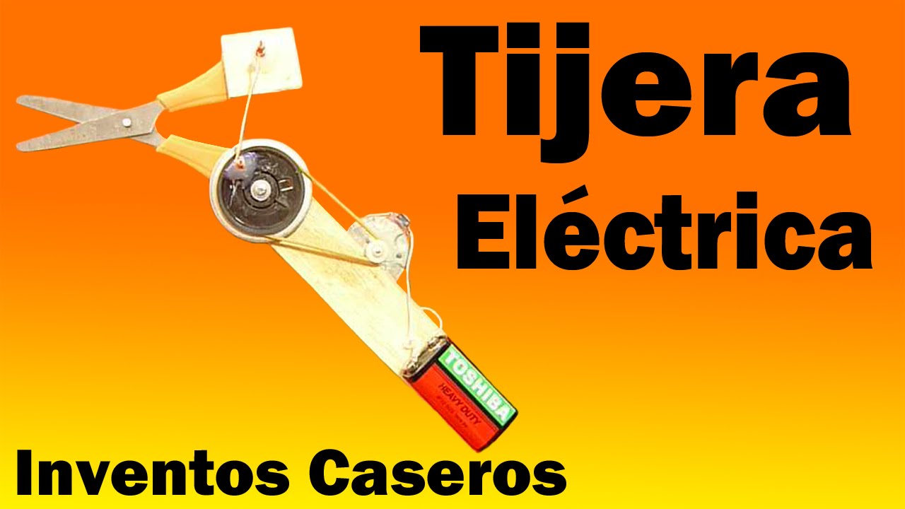 Cómo Hacer Una Tijera Eléctrica (muy fácil de hacer)
