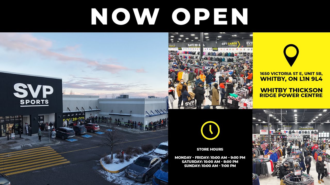 📢 OUR SVP WHITBY LOCATION IS OFFICIALLY NOW OPEN! 🎉