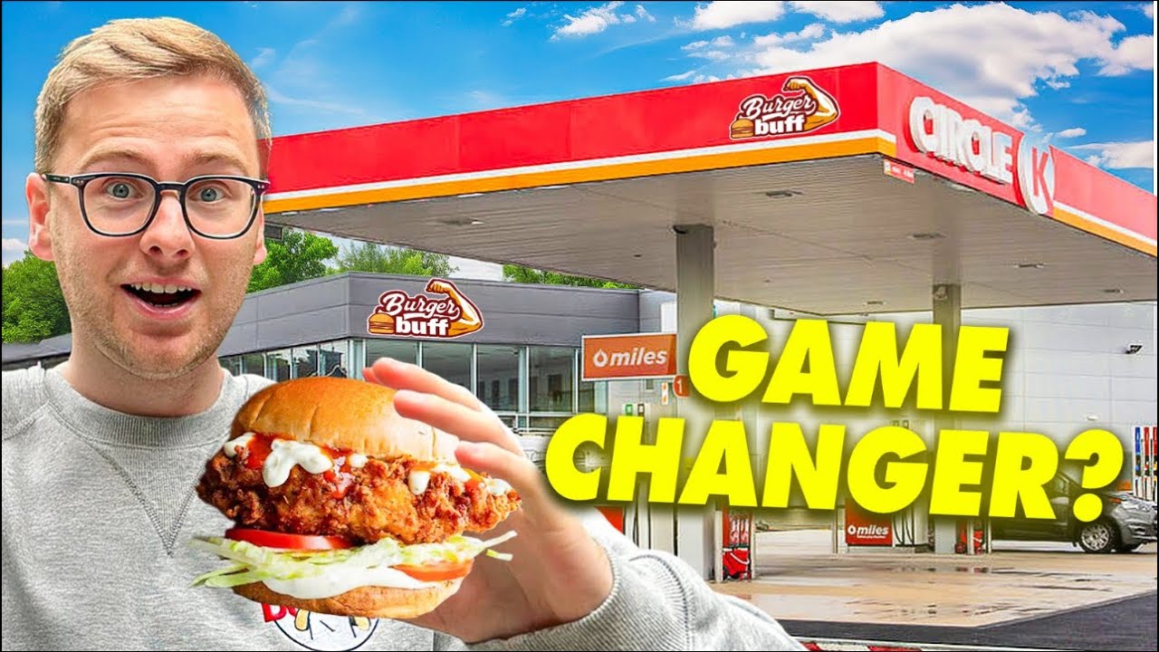 We Found A BURGER Joint INSIDE A Petrol Station