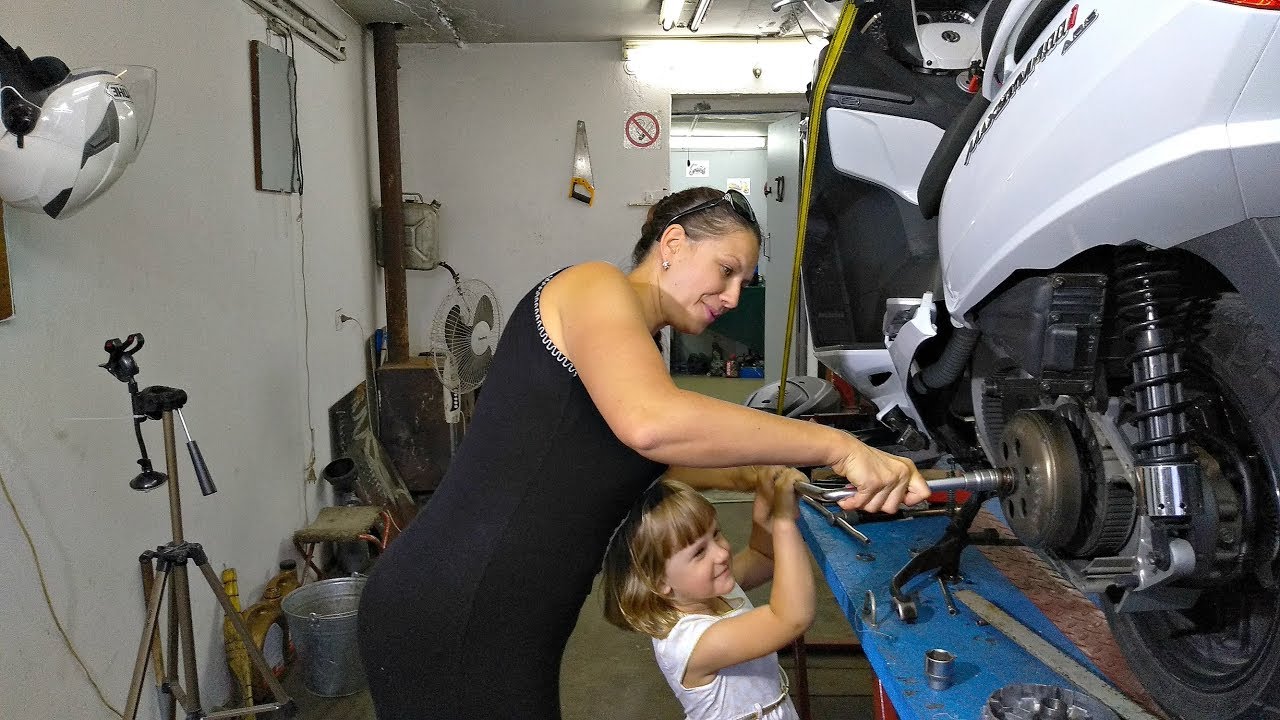 Maxsym 400i профилактика вариатора