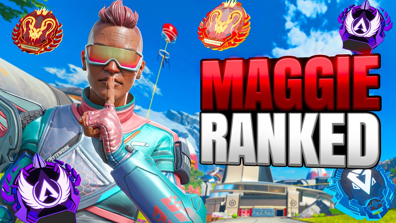 High Level Mad Maggie Ranked Gameplay - Apex Legends (No Commentary)