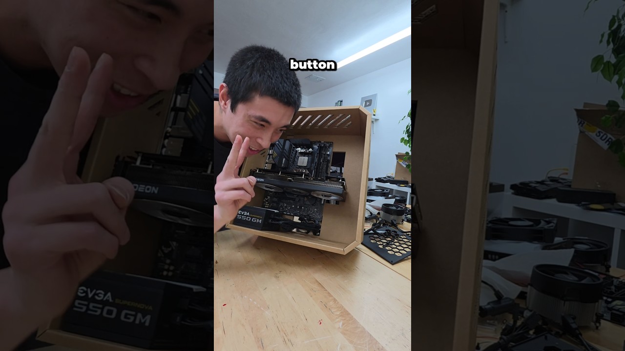 the most over-engineered cardboard PC case