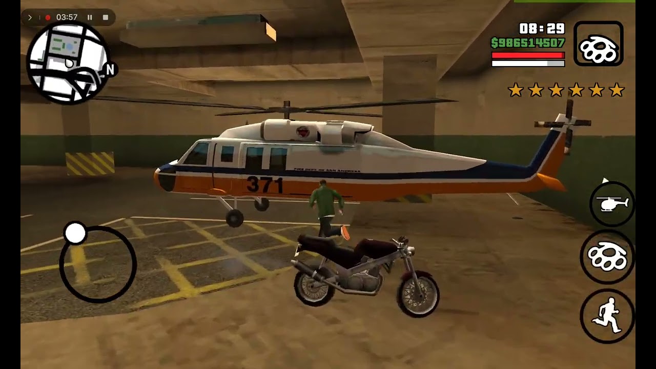 GTA San Andreas Mobile - Police Los Santos + Six Star Escape 5