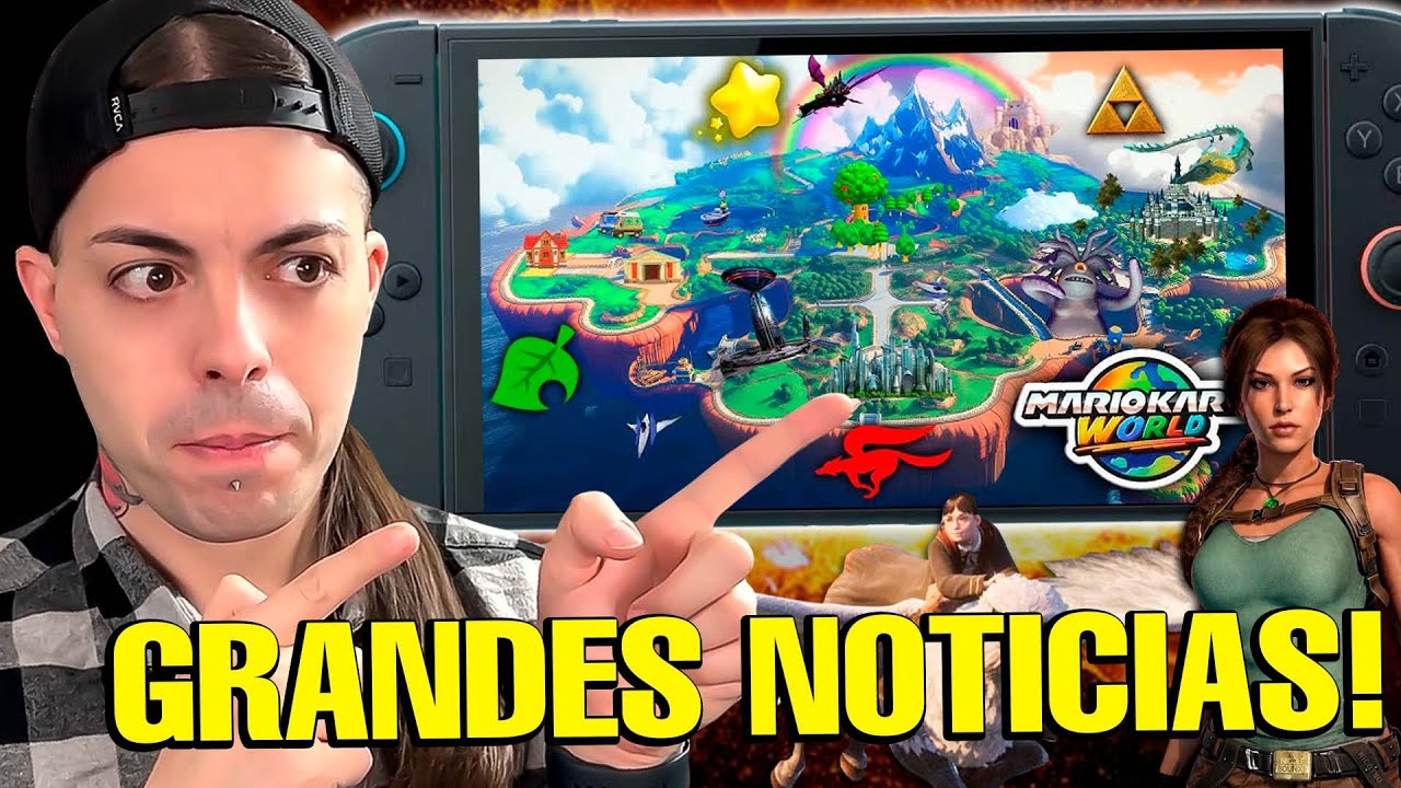 🔥Llegan GRANDES NOVEDADES de Nintendo SWITCH 2 con DLC de Mario Kart World y +!