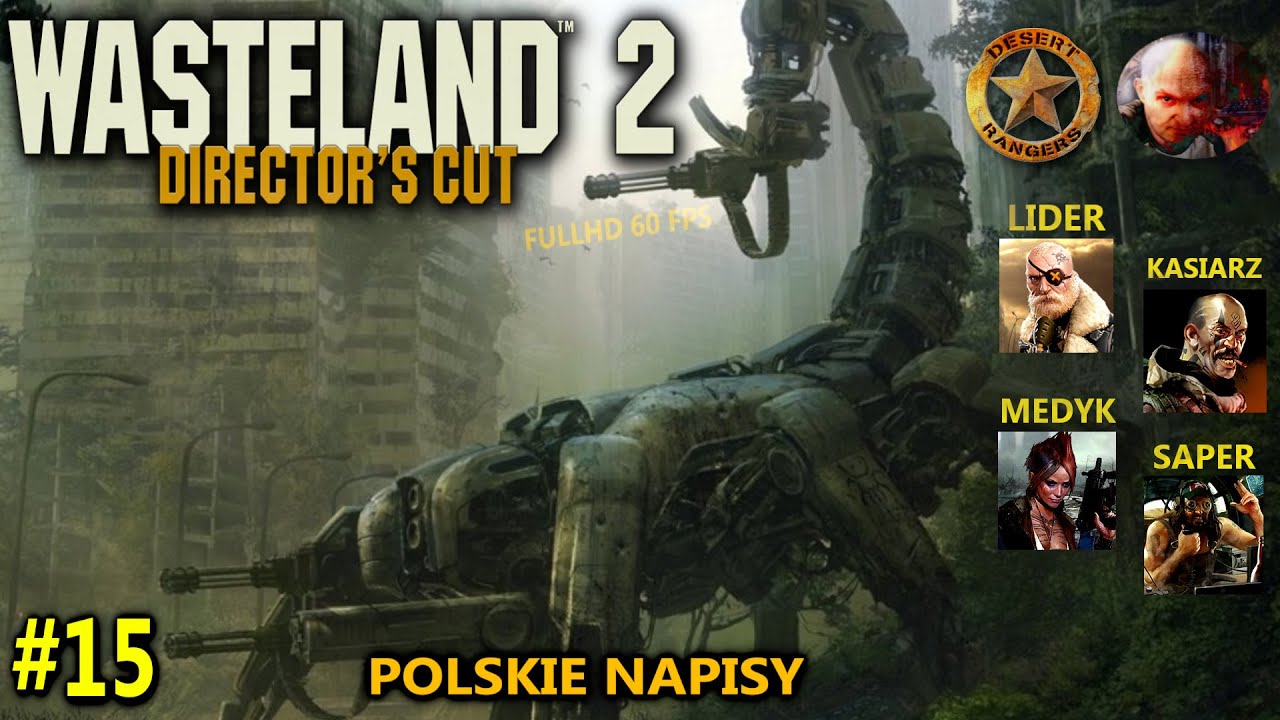 Wasteland 2 Director's CUT PL #15 Trzy duże walki z kilkoma grupami MCS w drodze na farmę Auwertera