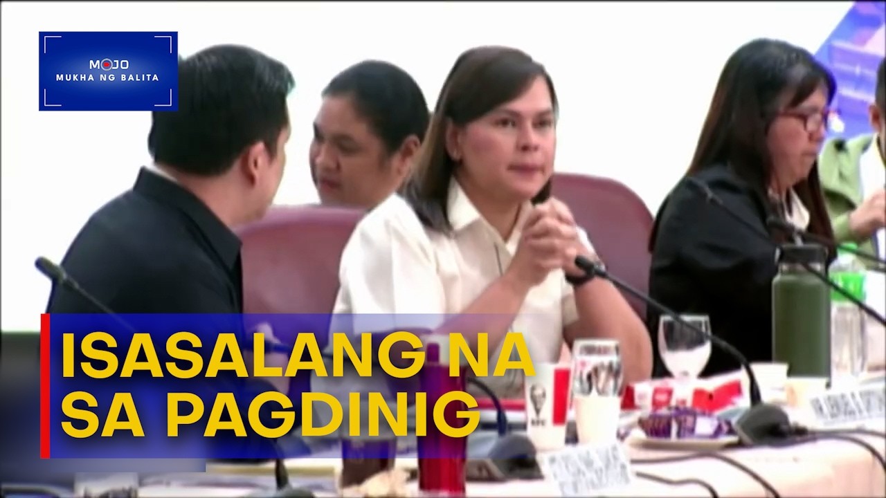 ISASALANG NA SA PAGDINIG