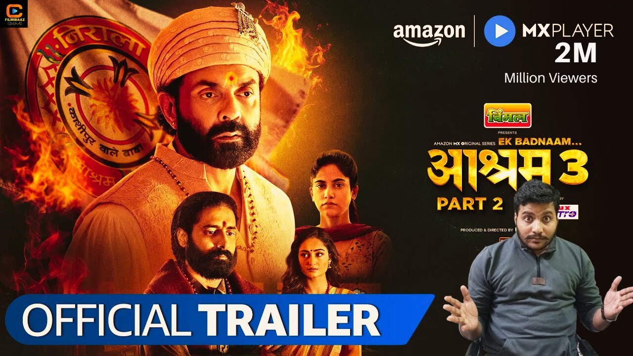 Ek Badnaam Aashram Season 3 PT 2 - Official Trailer | Bobby Deol, Aaditi Pohankar