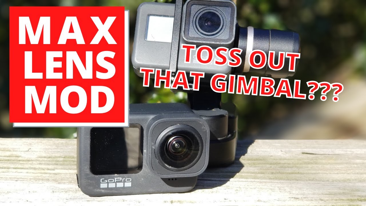 Max Lens Mod Kills the Gimbal !! || MTB GoPro Options Are Getting Better All The Time!